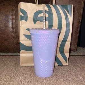 Studded starbucks icy white tumbler 16oz